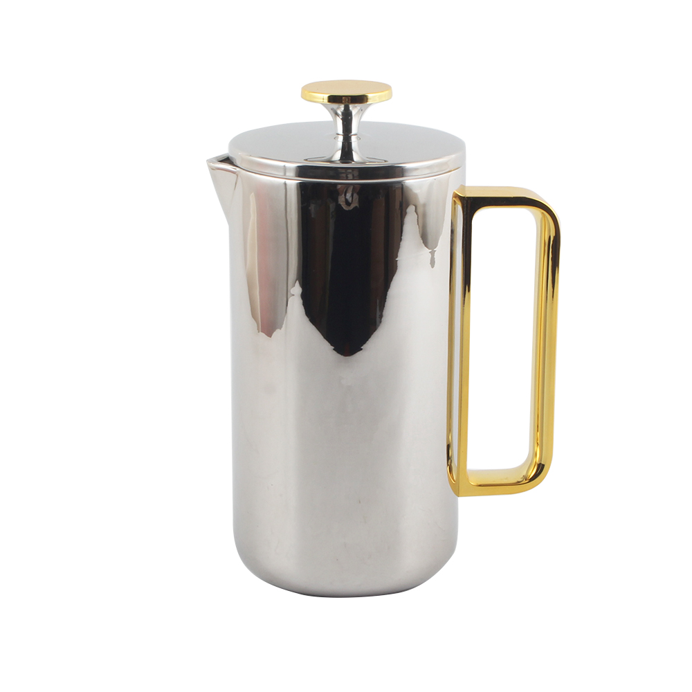 304 Stainless Steel Coffee Press,Durable & Easy Clean French Press