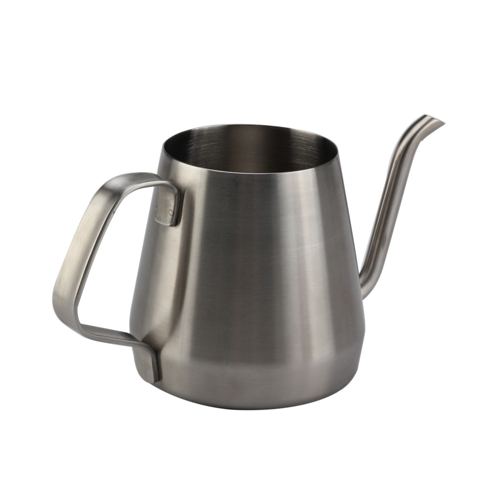 550ml Satin Polishing Stainless Steel Hand Drip Coffee/Tea Kettle — 4
