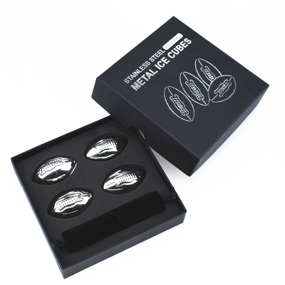 Rugby Ice Cube, Stainless Steel, Cooling To Keep Drinks Cold