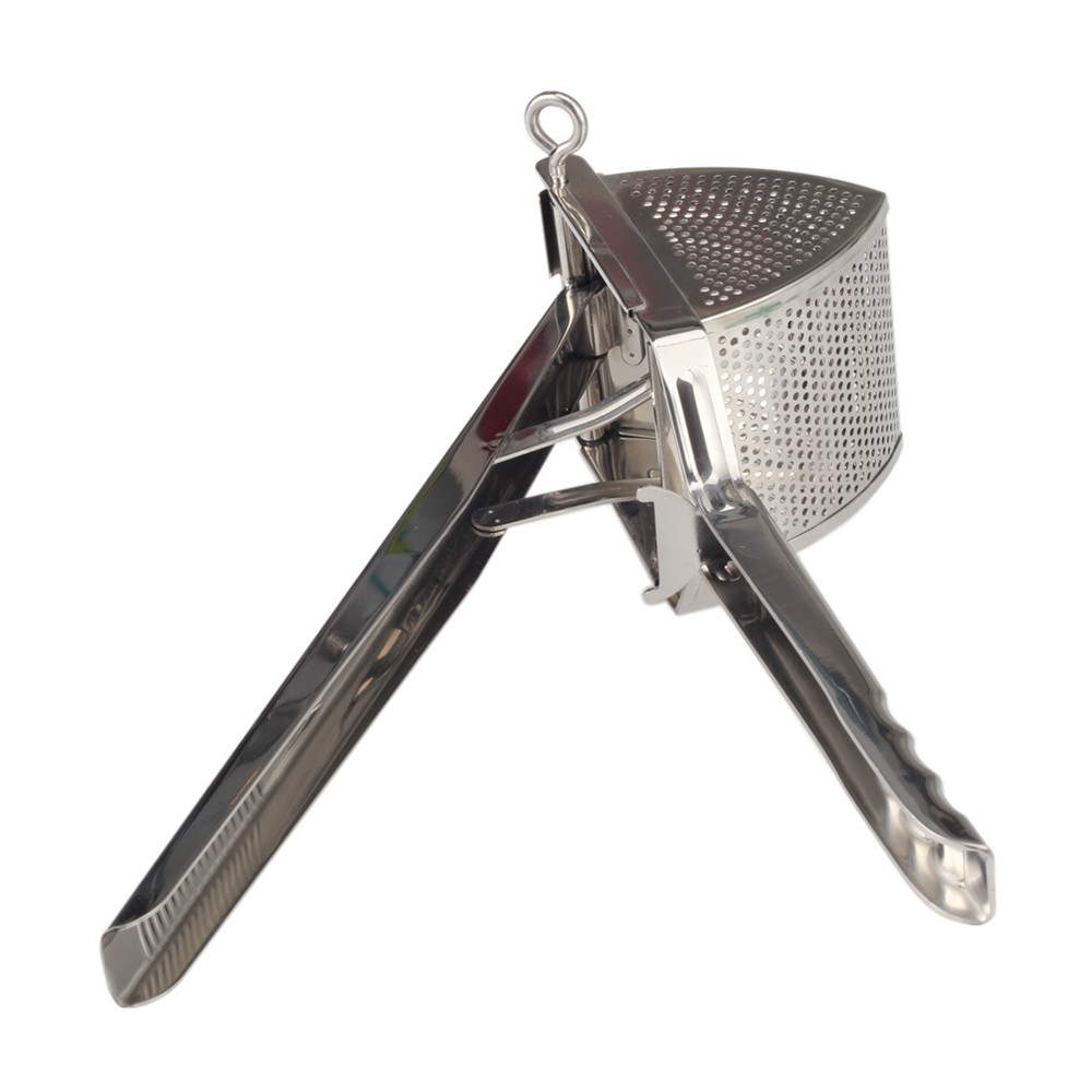Potato Chipper, Stainless Steel Baby Potato Masher for Creamy Fluffy Mashed Potatoes and Food Recipe — 6