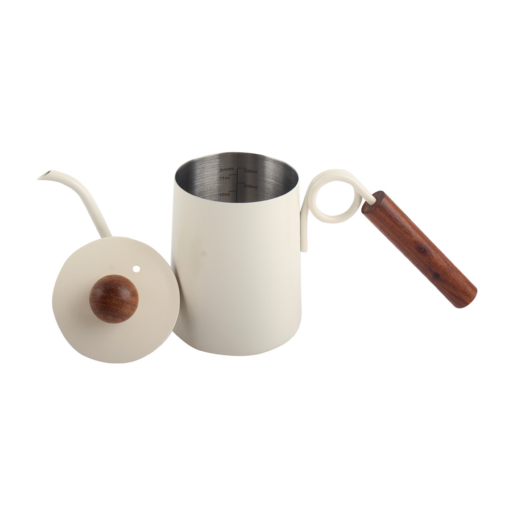 Elegant Stainless Steel Gooseneck Kettle - Ideal for Pour Over Brewing — 6