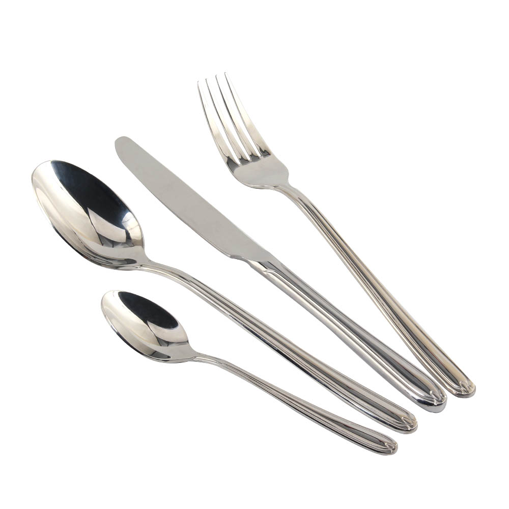 18/10 Stainless Steel, Silverware Set with Serving Utensils Include Forks Spoons Knives, Mirror Polished Tableware Set — 6