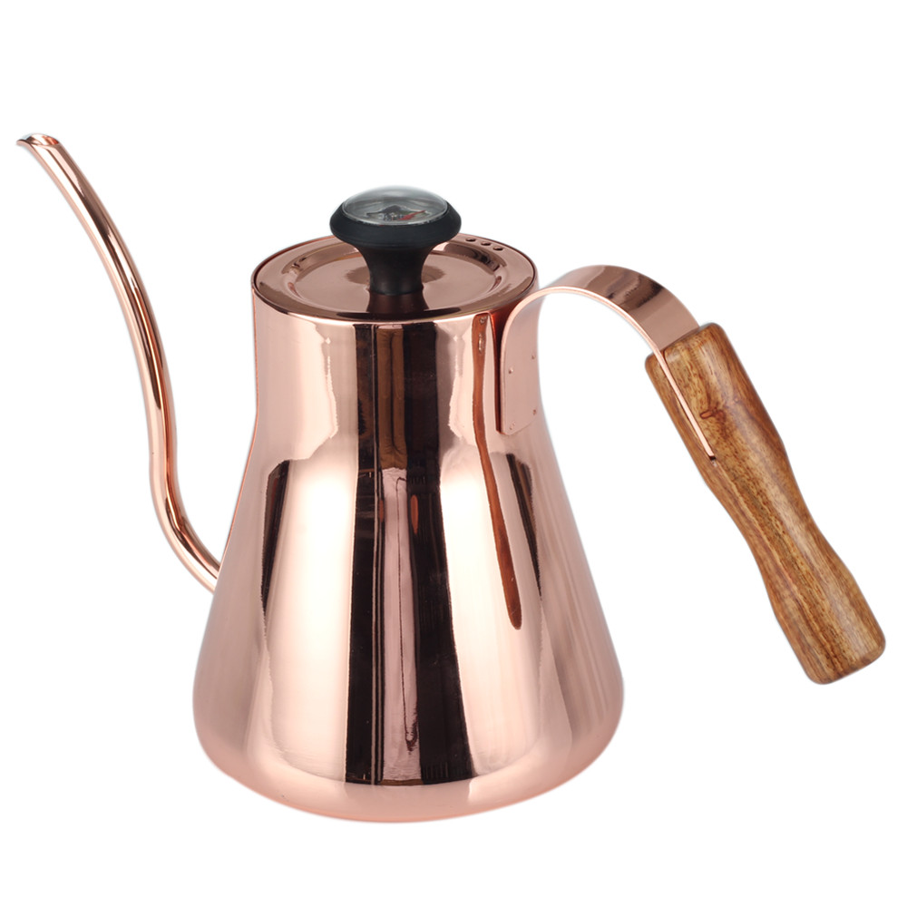 Gooseneck Coffee Kettle Tea Kettle With Thermometer — 4