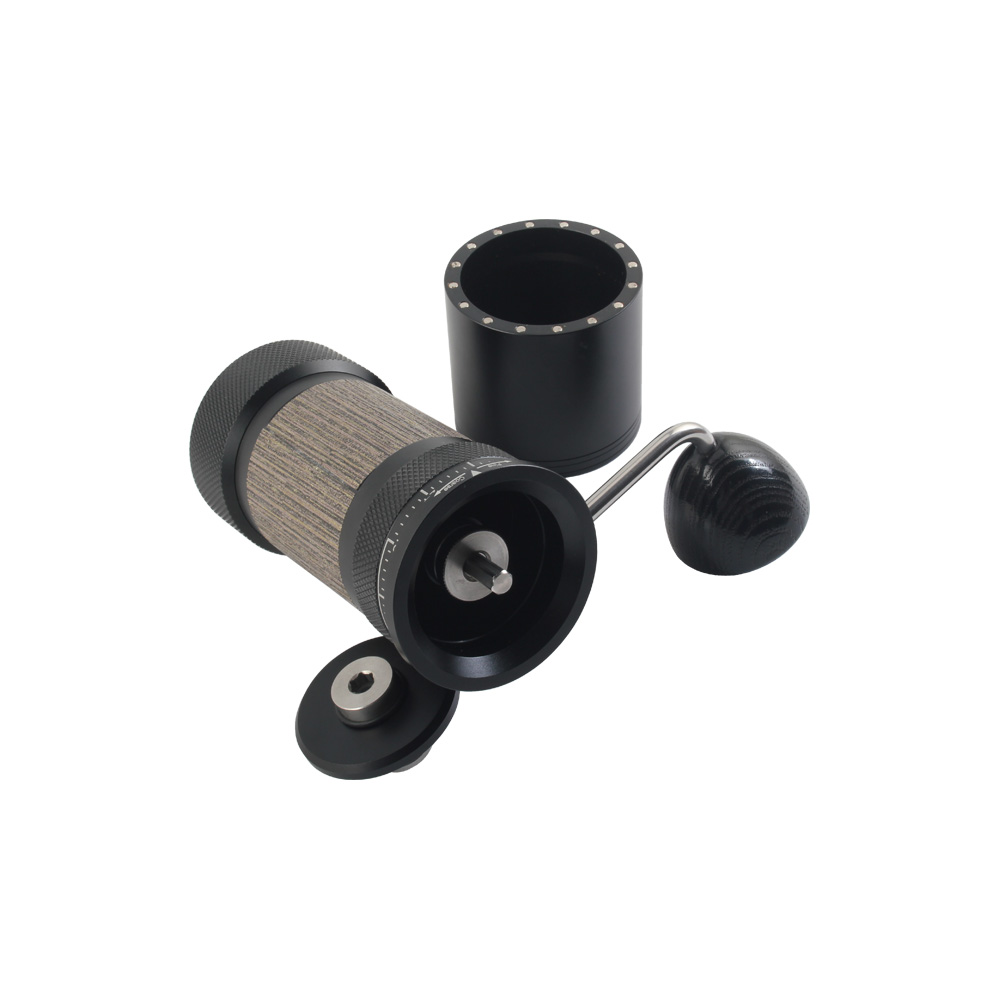 Hand Coffee Grinder With Magnet Catch Cup for French Press, External Adjustable Design — 6