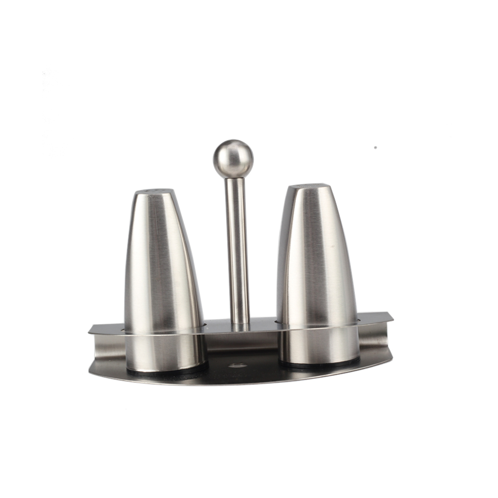 2 Pcs Salt And Pepper Grinder Set, Salt And Pepper Pots for Kitchen, Bbq, Camping, Restaurantv — 2