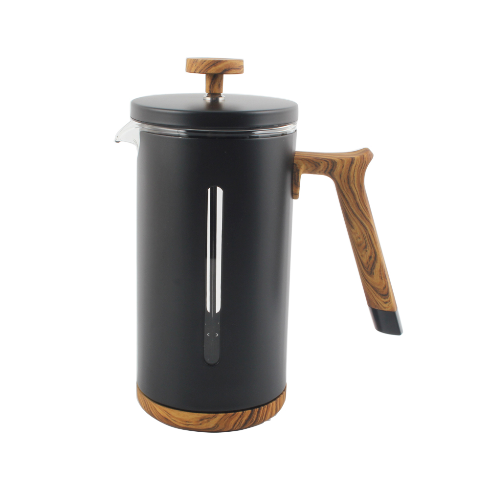 Stainless Steel Filter, Heat Resistant Borosilicate Glass, Coffee Brewer Tea Press — product information