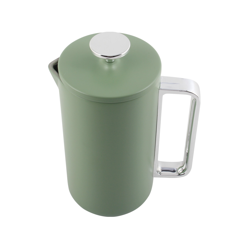 Double Walled Large Coffee Press, Stylish Free Kitchen Accessory — 3