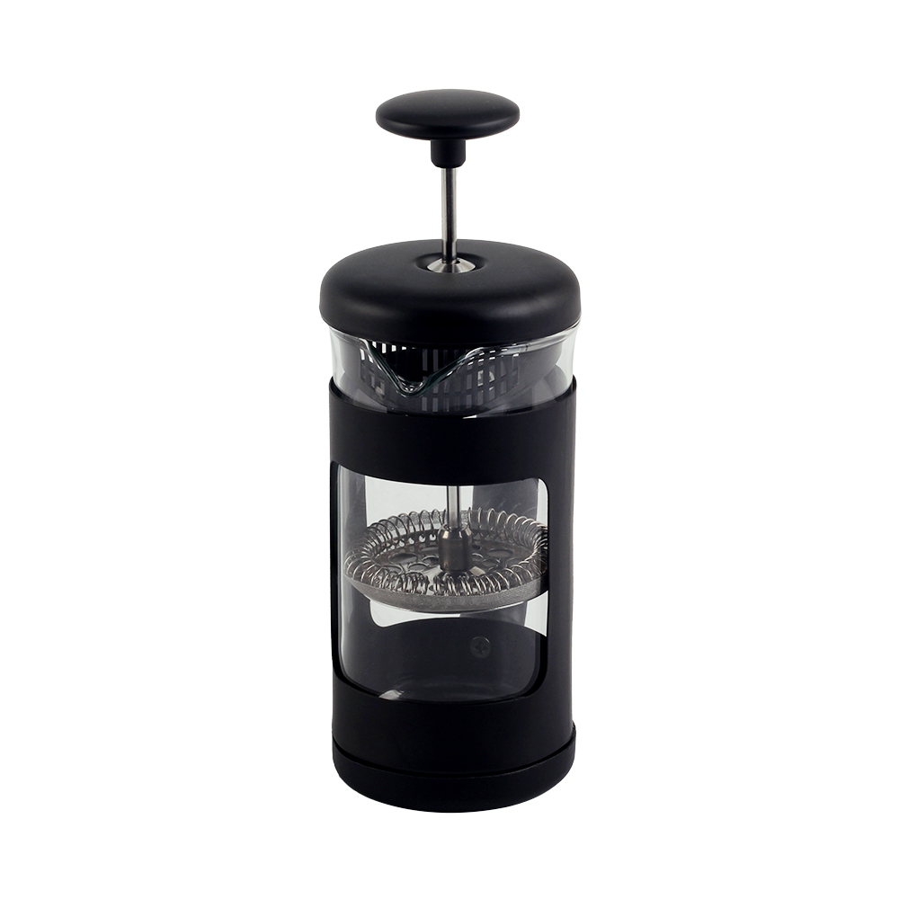 Heat Resistant Borosilicate Glass Stainless Steel Coffee Press — product information