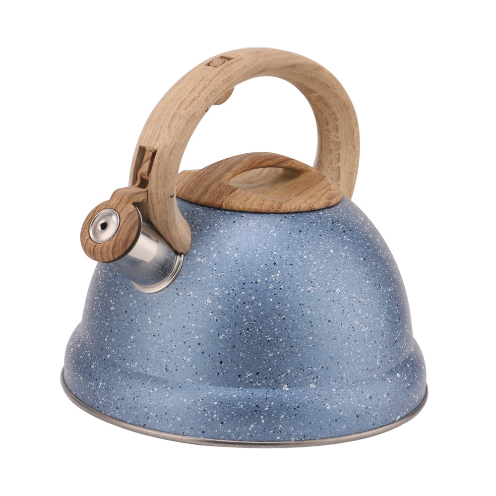 Kettle With Whistle, S/S Whistling Kettle, Wooden Handle — product information