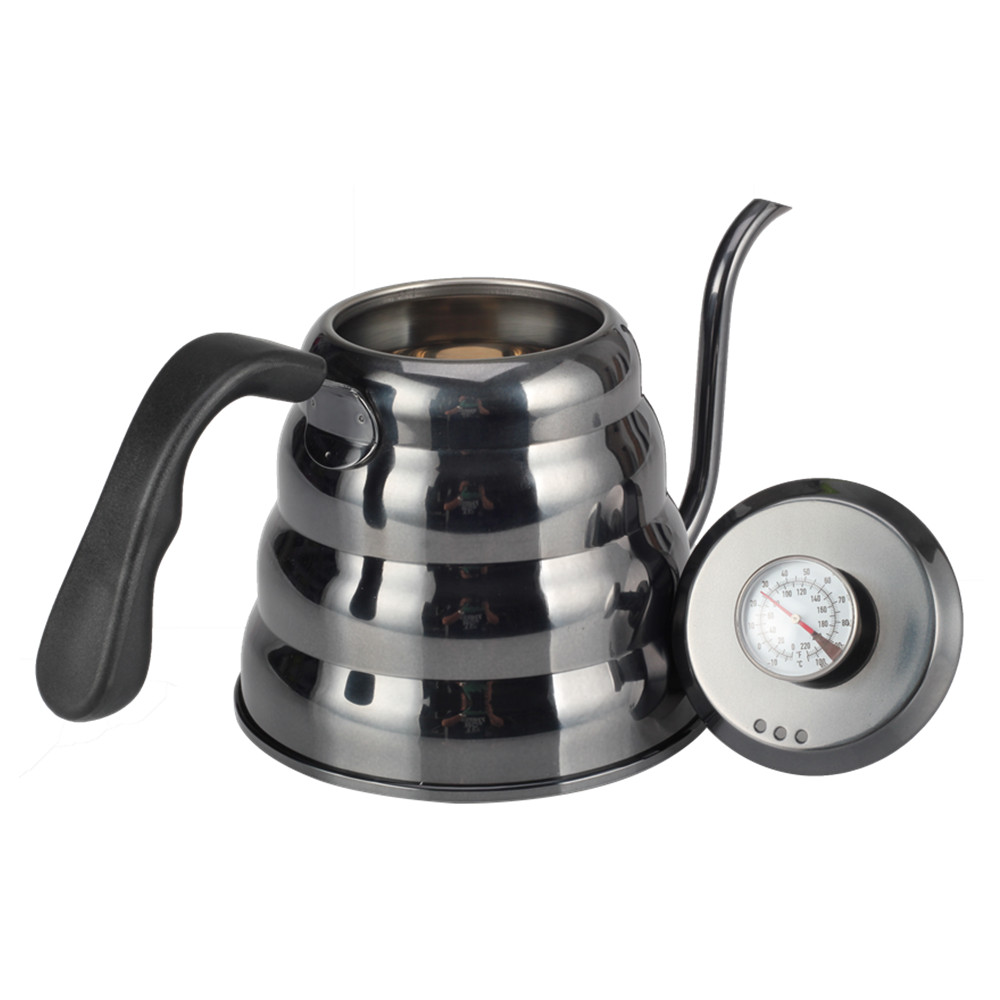 Black Stovetop Tea Kettle 40 Oz 1200ml Gooseneck Kettle Teapot — 3
