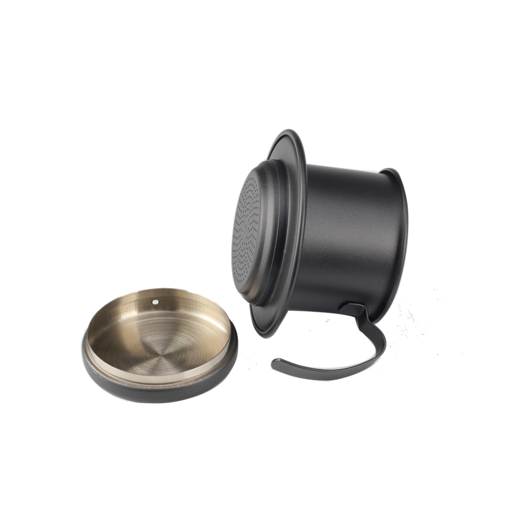 Pour Over Coffee Dripper Reusable Portable Coffee Making Hand Pot Coffee Drip — 4