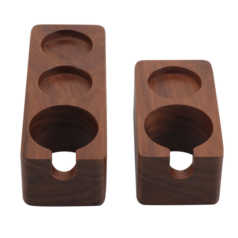 Tamper Holder Portafilter Stand Walnut Espresso Tamper Station for Home Bar Cafe — 5
