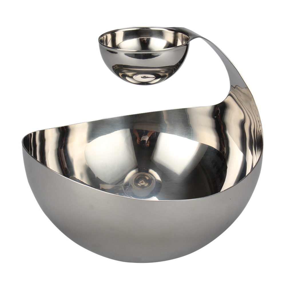 2 Tiers Salad Chips Fruits Appetizers Serving Platters Tray Dishes for Family Dinner/Party/Buffet — product information
