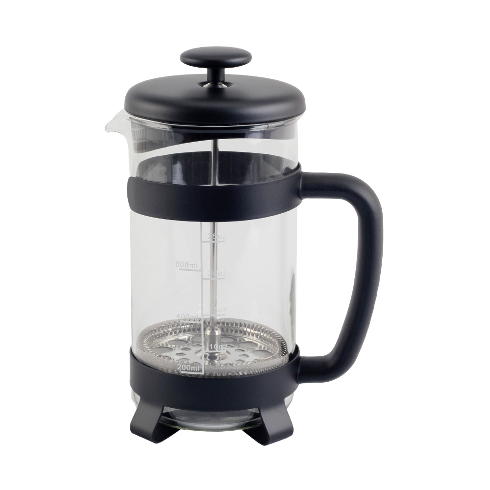 Heat Resistant Glass Stainless Steel Coffee Press