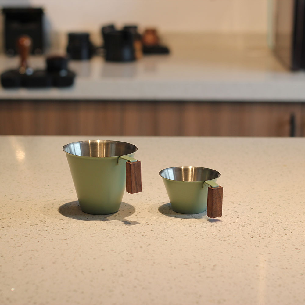 Metal Measuring Cup With Wood Handle — 6