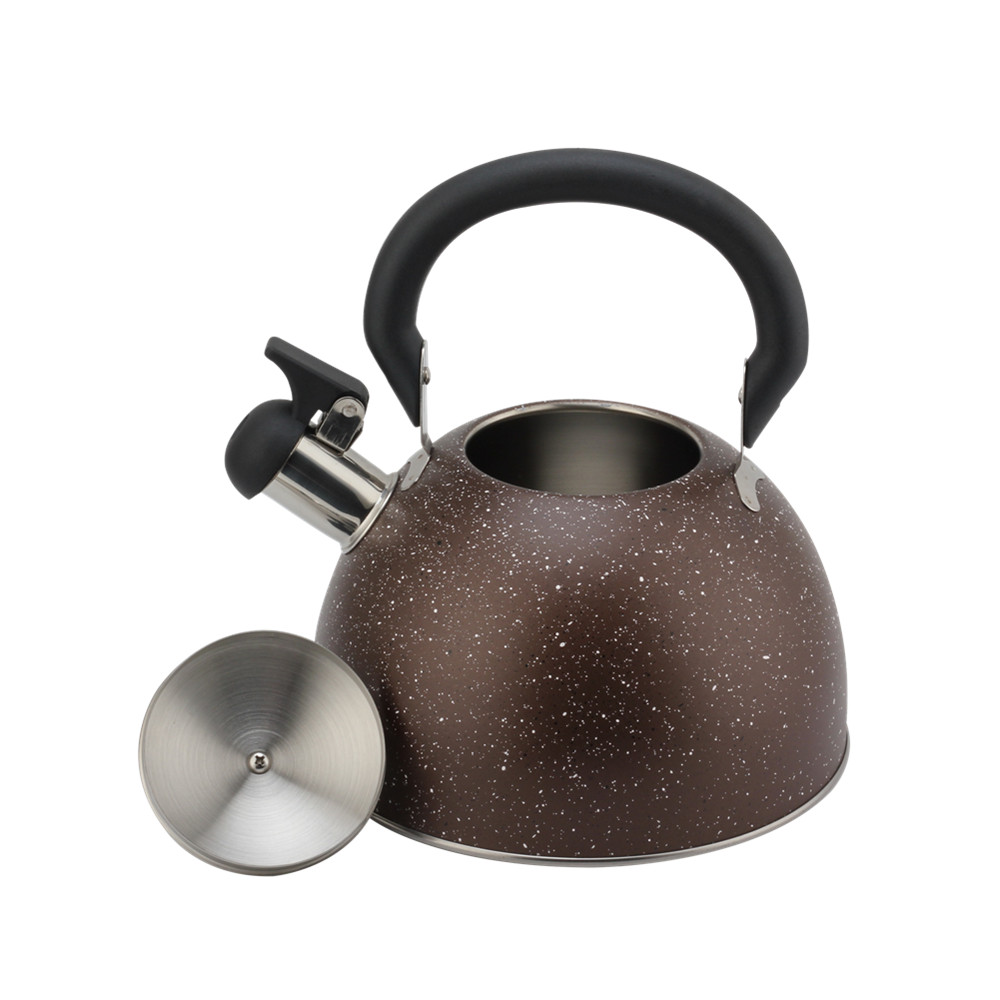 Food Grade Stainless Steel Whistling Kettle for Stove Top with Ergonomic Handle — 5