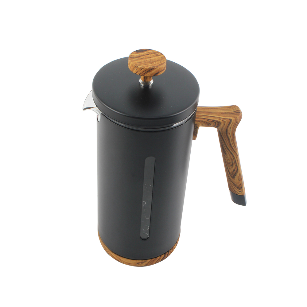 Stainless Steel Filter, Heat Resistant Borosilicate Glass, Coffee Brewer Tea Press — 3