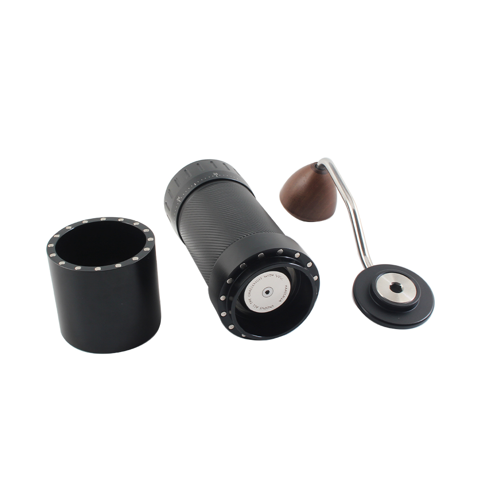 Coffee Grinder Manual With Adjustable Setting, Magnet Catch Cup Great for Travel, Camping — 2