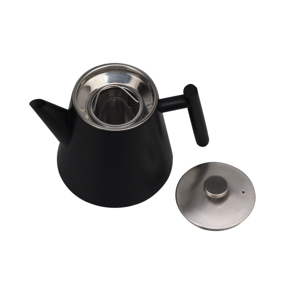 Stainless Steel Teapot Coffee Pot With Infuser — 4