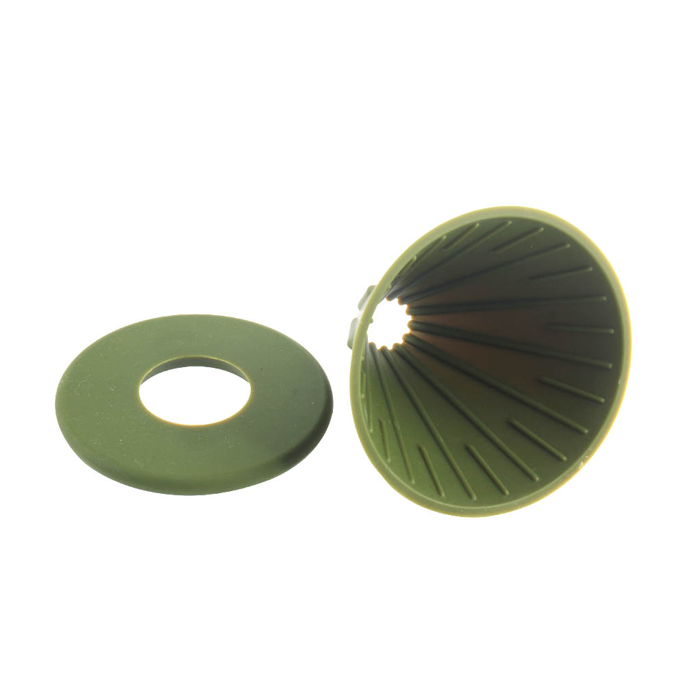 Reusable Silicone Resin Coffee Filter Collapsible Cone Filter for Camping — product information