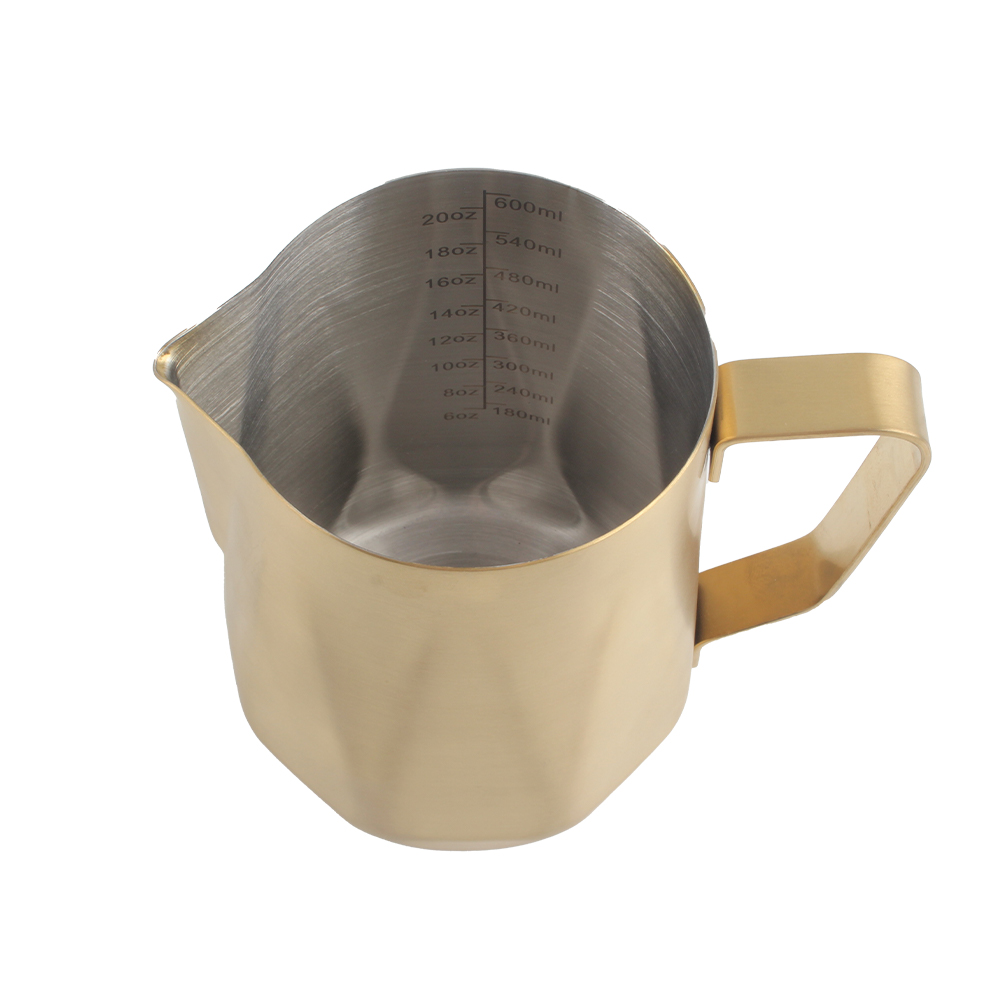 Premium Stainless Steel Coffee Milk Jug - Perfect for Barista-Style Frothing — 4