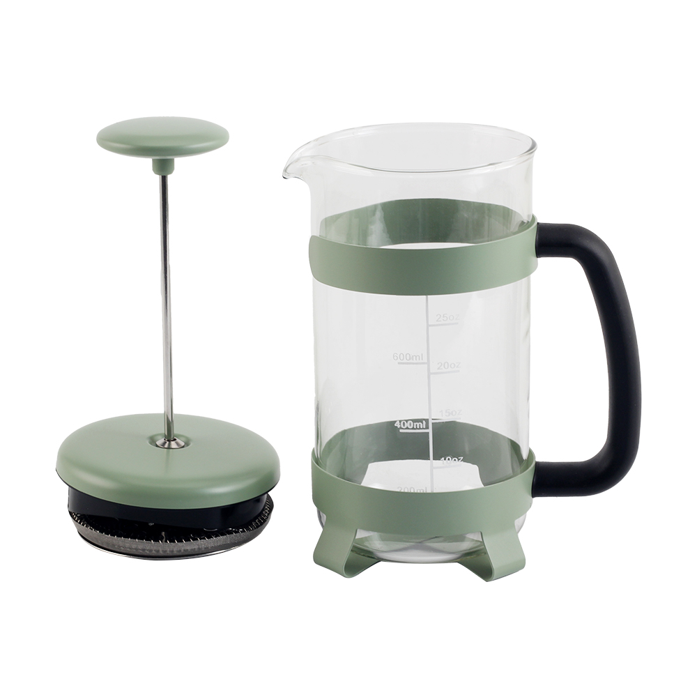 High-Heat Borosilicate Glass French Press — 2