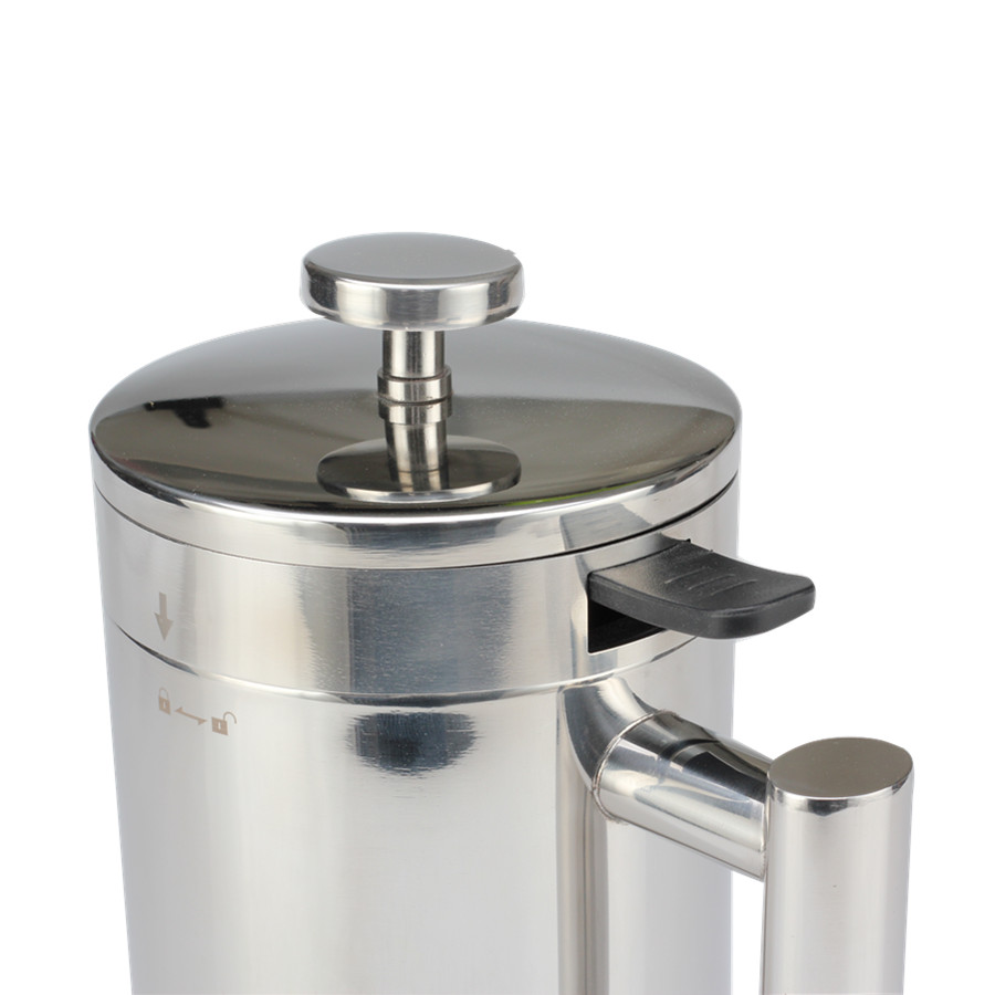 Stainless Steel Manual Coffee Makers for Home Office Or Camping,Silver — product information
