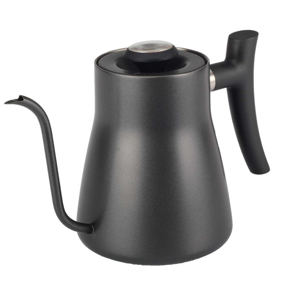 Stainless Steel Coffee Kettle With Thermometer — 4