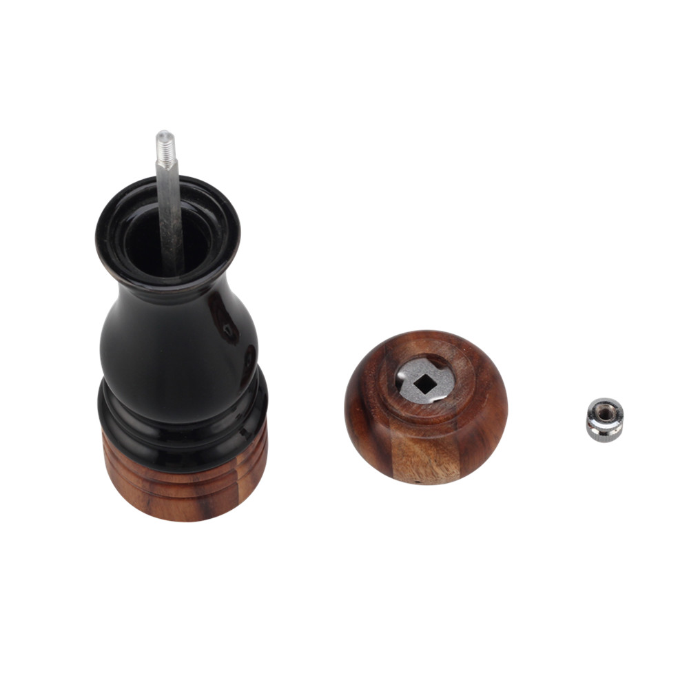 Wooden Pepper Grinder With Adjustable Stainless Steel Grinder — product information