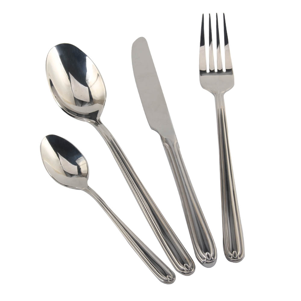 18/10 Stainless Steel, Silverware Set with Serving Utensils Include Forks Spoons Knives, Mirror Polished Tableware Set — 2