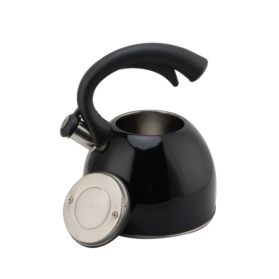 Stainless Steel Whistling Kettle (Black) — 4