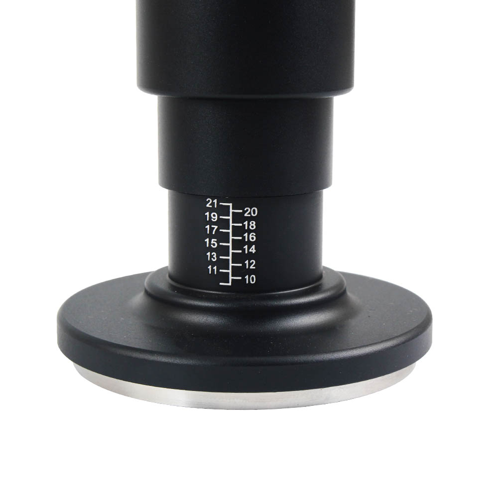 2 in 1 Coffee Tamper With Distribution Tool, Ripple Base — 5