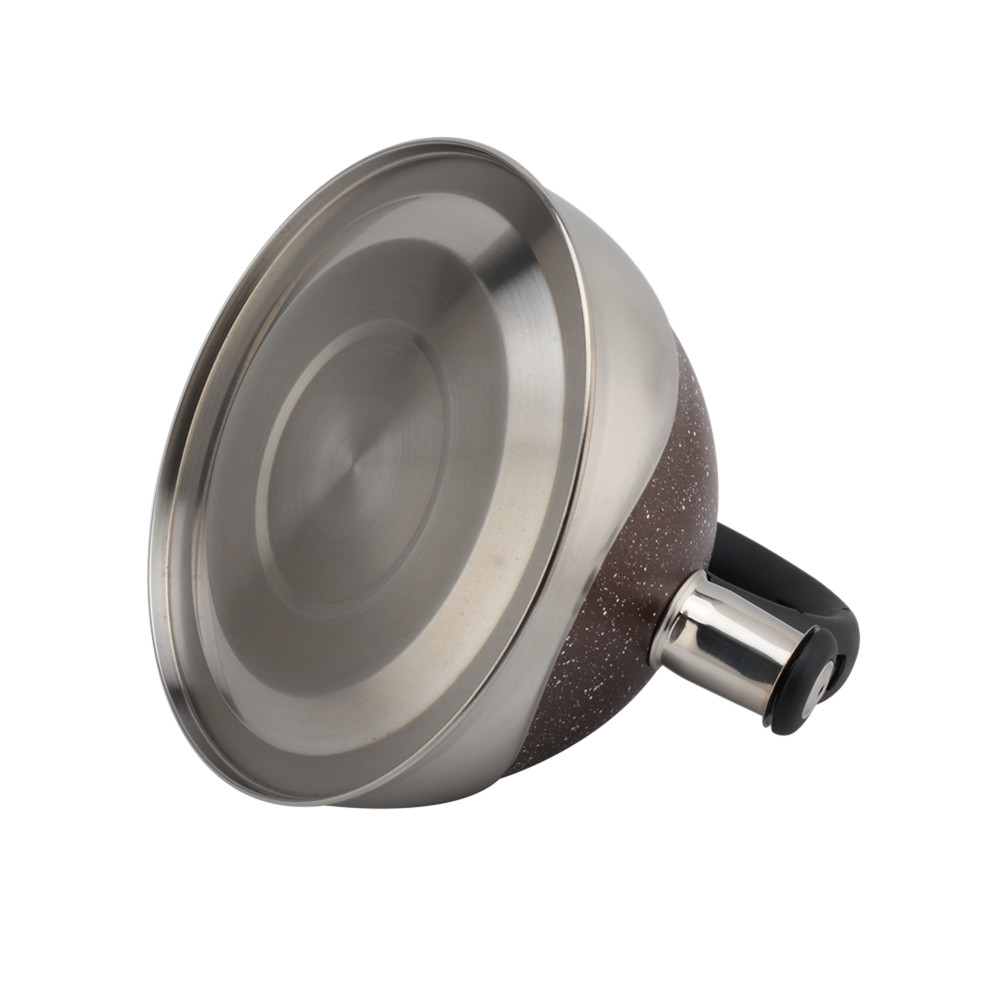 Stainless Steel Whistling Kettle, Ergonomic Handle — 7