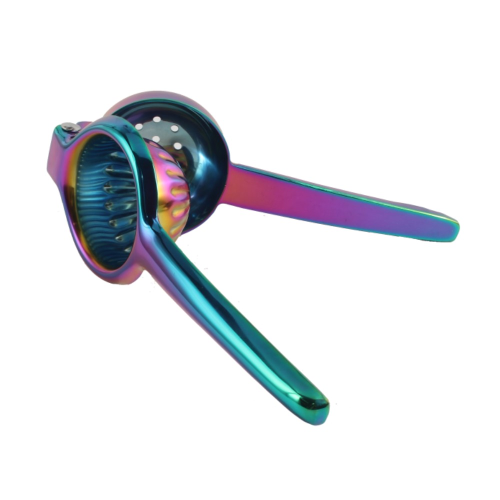 PVD Colorful Stainless Steel Manual Lemon Press, Extracts Every Last Drop — product information
