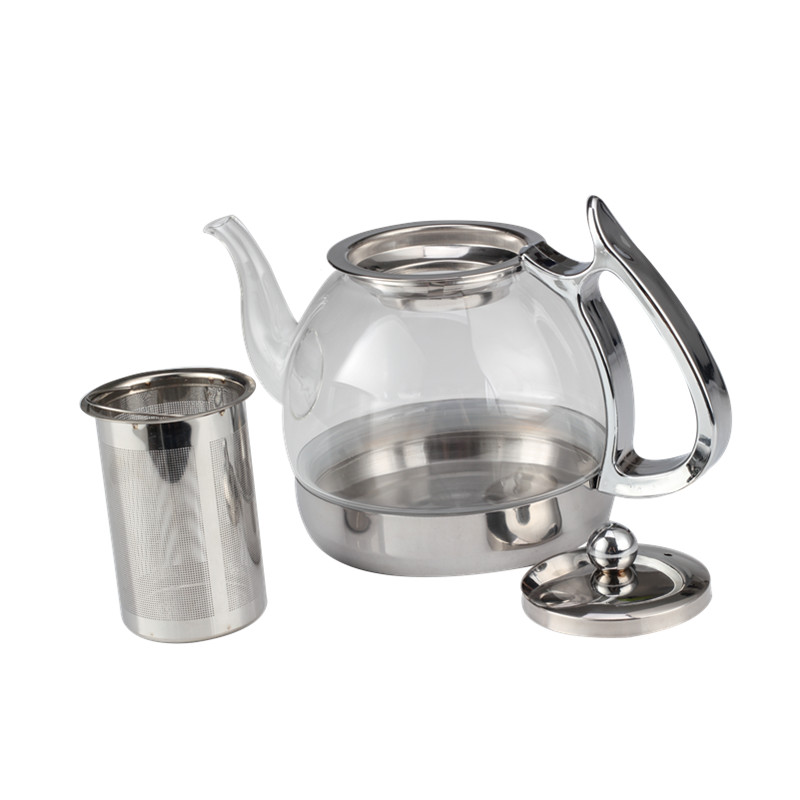 Clear Teapot Infuser With Loose Leaf Teapot Infuser — product information