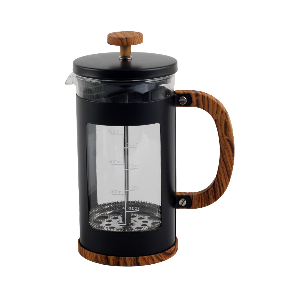 French Press Coffee Maker With Stainless Steel Frame — product information