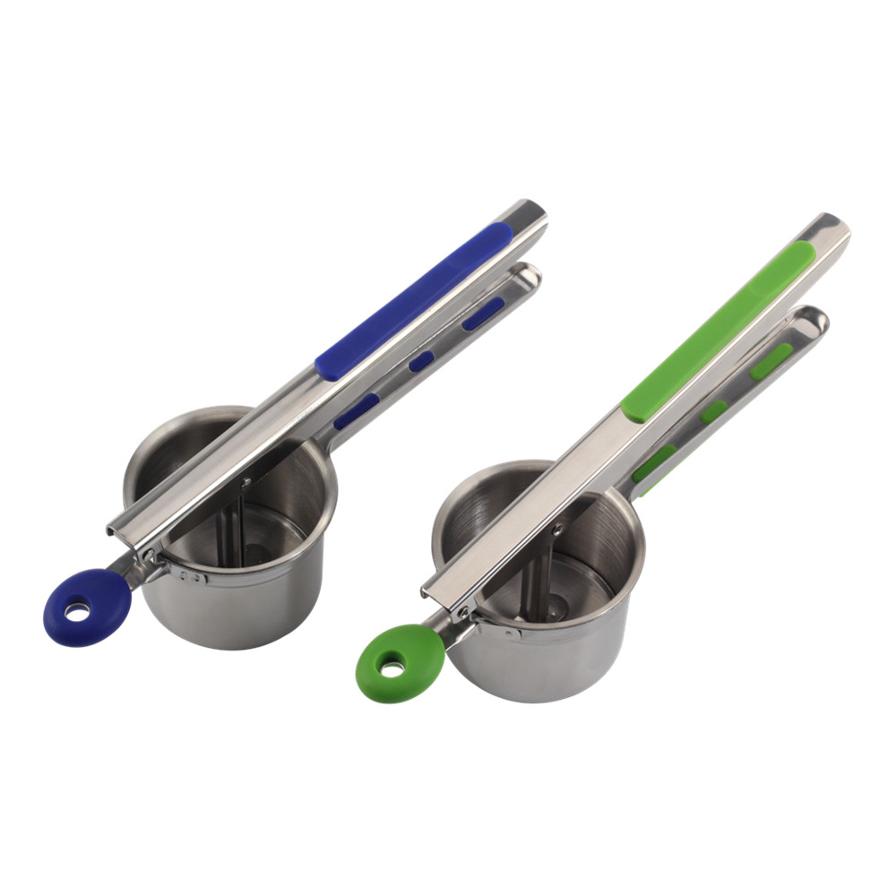 Potato Ricer, Robust Stainless Steel Potato Masher — 4
