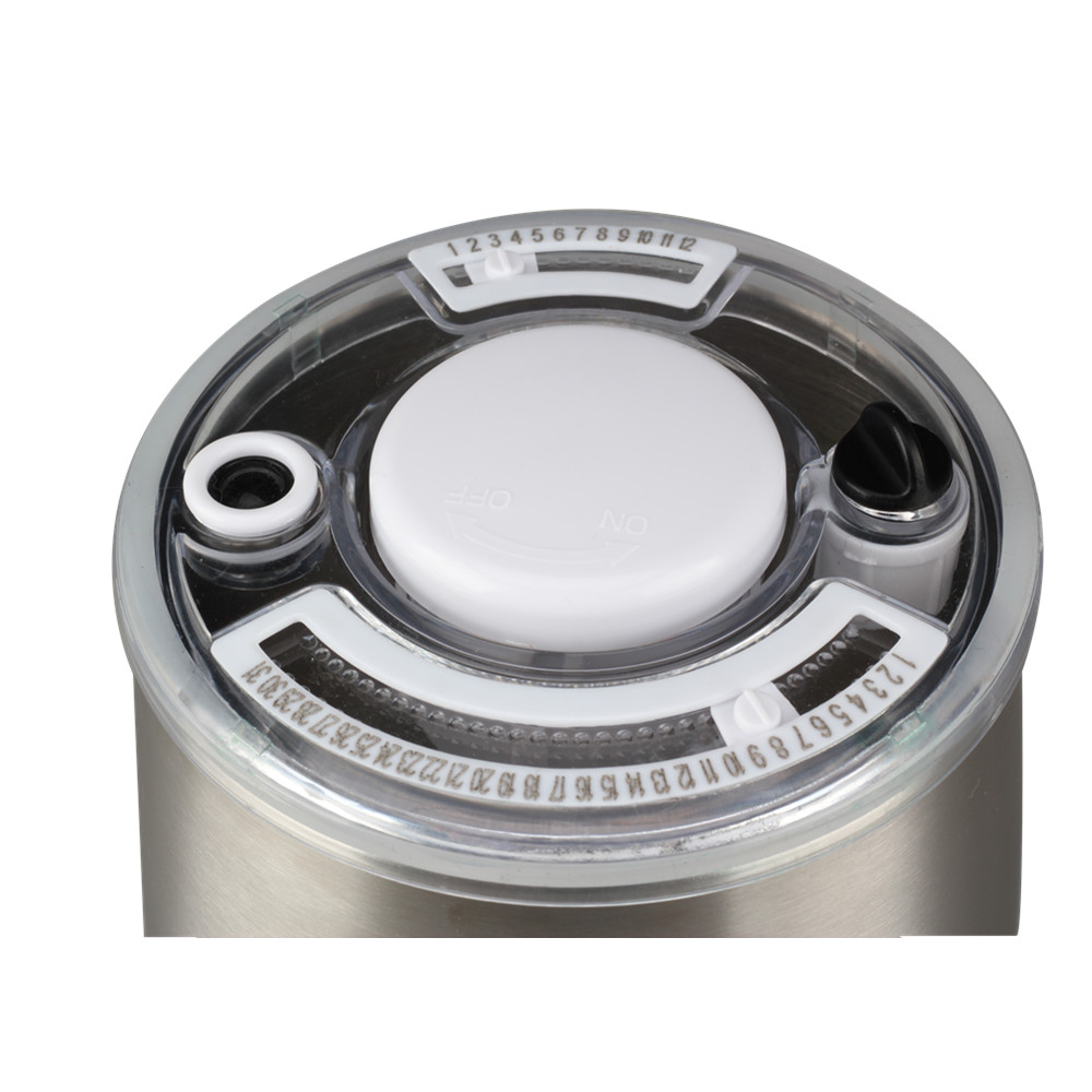 Stainless Steel Airtight Canister Food Storage Container, Kitchen Jar With Clear Lid — 7
