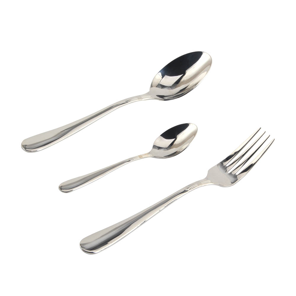 Stainless Steel Mirror Polished Tableware Set for Home Kitchen Restaurant Party,Spoon& fork — 3