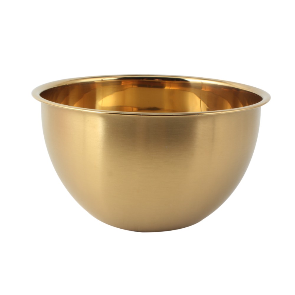 3size PVD Golden Mixing Bowl set — 4