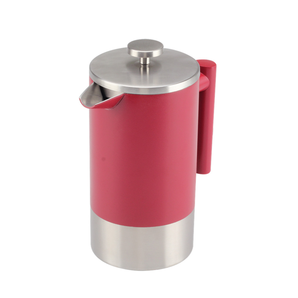 1L Stainless Steel Double Wall Coffee Maker — product information