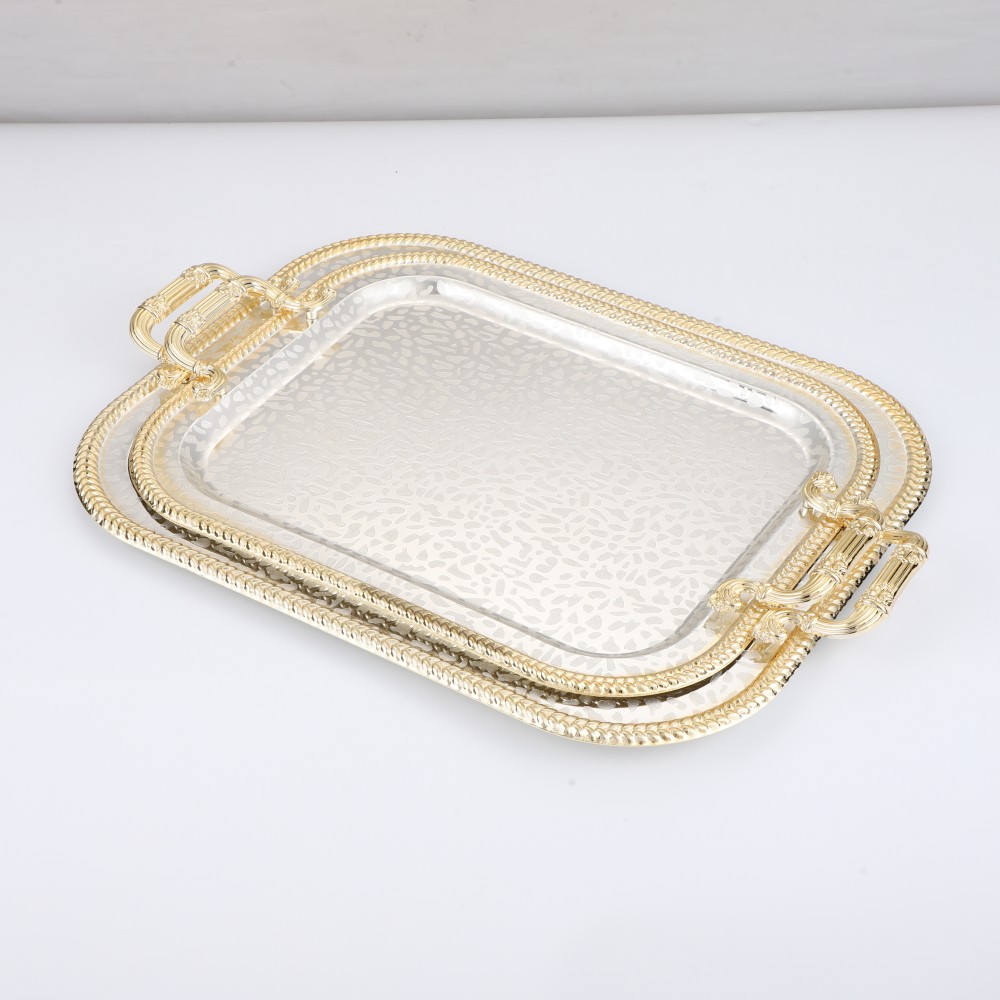 Coffee Tea Serving Rectangular Tray — 3