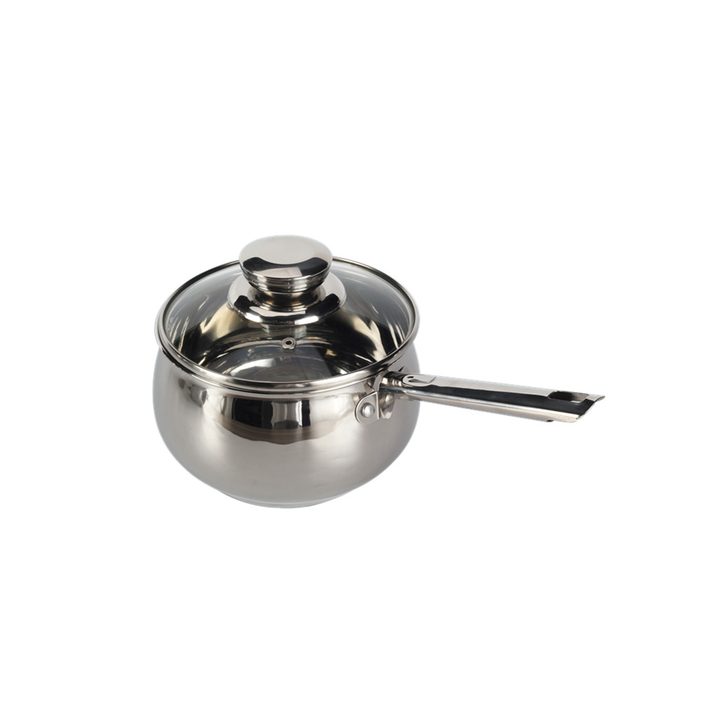 12pcs Stainless Steel Cookware Set With Glass Lid — 2