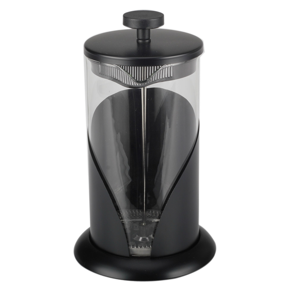 Matt Black Glass Stainless Steel Coffee Press 1L — 3