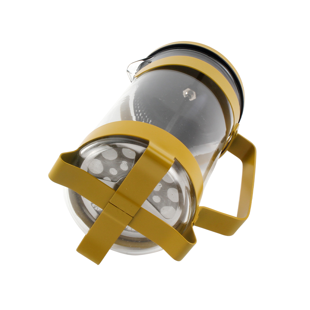 Bpa-Free Brewed Tea Pot Coffee Plunger, Heat Resistant Thickness Borosilicate French Press — product information