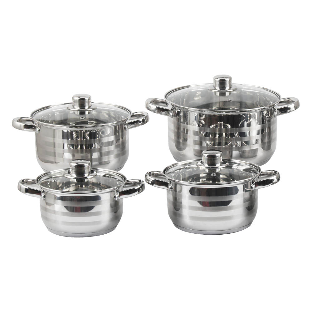 Induction Cooking Pot With Glass Lid — 2