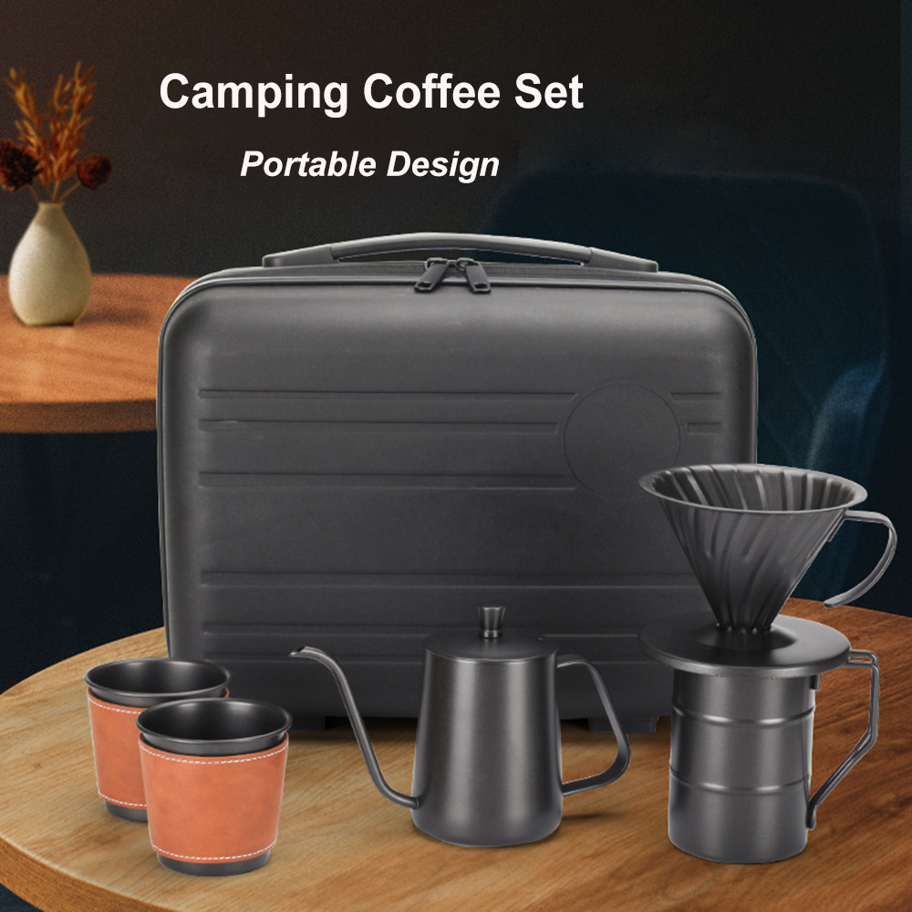 Hand Coffee Gift Set, Premium Stainless Steel Coffee Equipment & Coffee Brewing Kit — product information