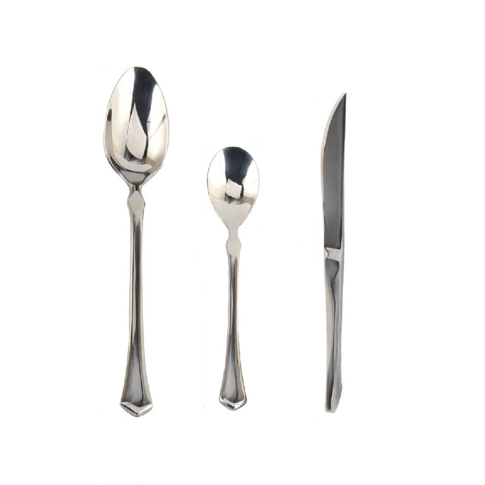 3pcs Metal Steel Flatware Sets — product information