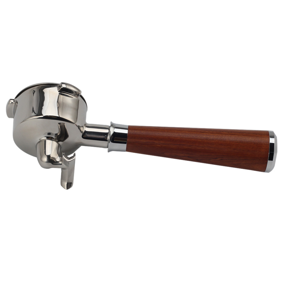 Double Spout Portafilter With Basket 3 Ears — 2
