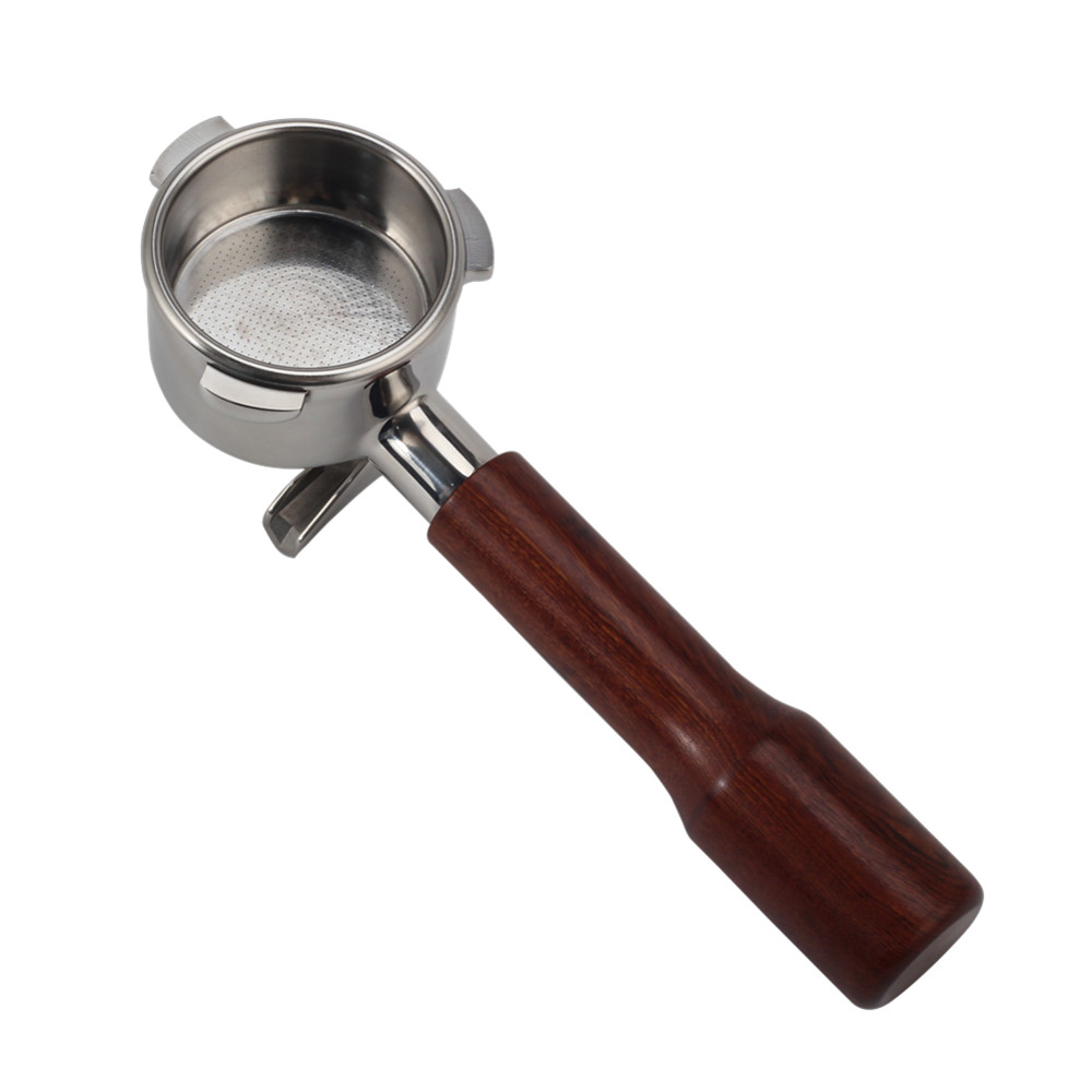 Double Spout Portafilter 3 Ears With Stainless Steel Filter Basket — 5